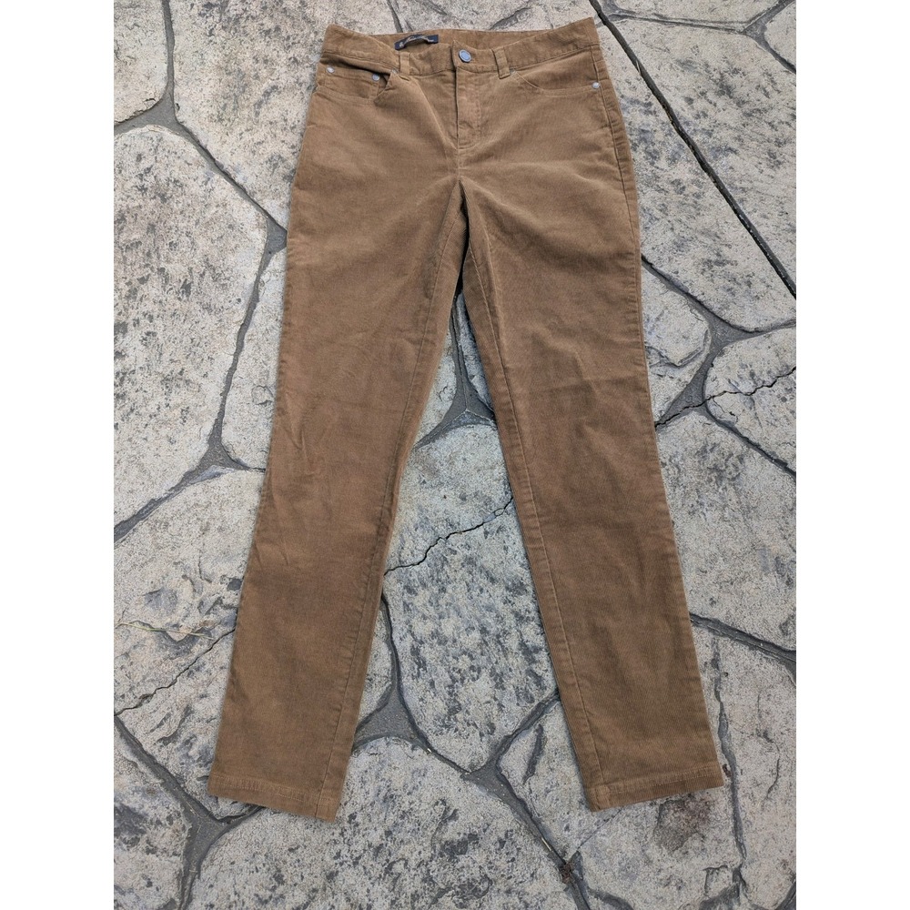 Brooks Brothers Women's Brown Stretch Cotton Corduroy Pants Size 4